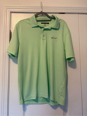 Greg Norman Collection Light Mint Green Polo Shirt